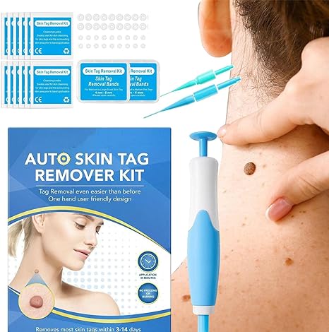 ✨ Acrochordon Skin Tag Remover Kit – 2-in-1 Fast & Painless Solution 🩹💖